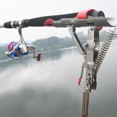 Angler Auto-Set Fishing Rod Holder | Stainless Steel Bank Stand