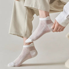 Aero Men's Ankle Socks | Ultra-Light Mesh Comfort, Low Cut Design