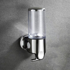 Aqualuxe Soap Dispenser | Wall-Mounted, Stainless Steel, Smooth Pump