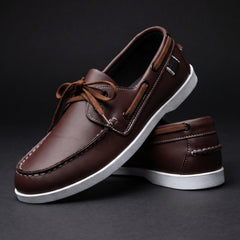 Arcadia Leather Boat Shoes