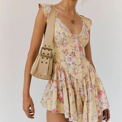 Arosa Ruffle Mini Dress