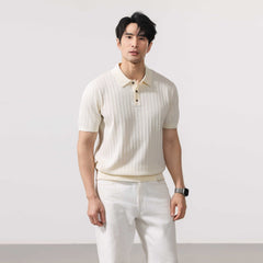 Arosa Textured Knit Polo