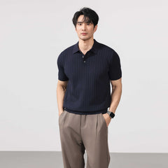 Arosa Textured Knit Polo