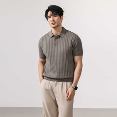 Arosa Textured Knit Polo