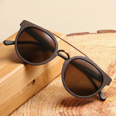 Artisan Crafted Wooden Sunglasses