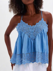 Aura V-Neck Lace Camisole
