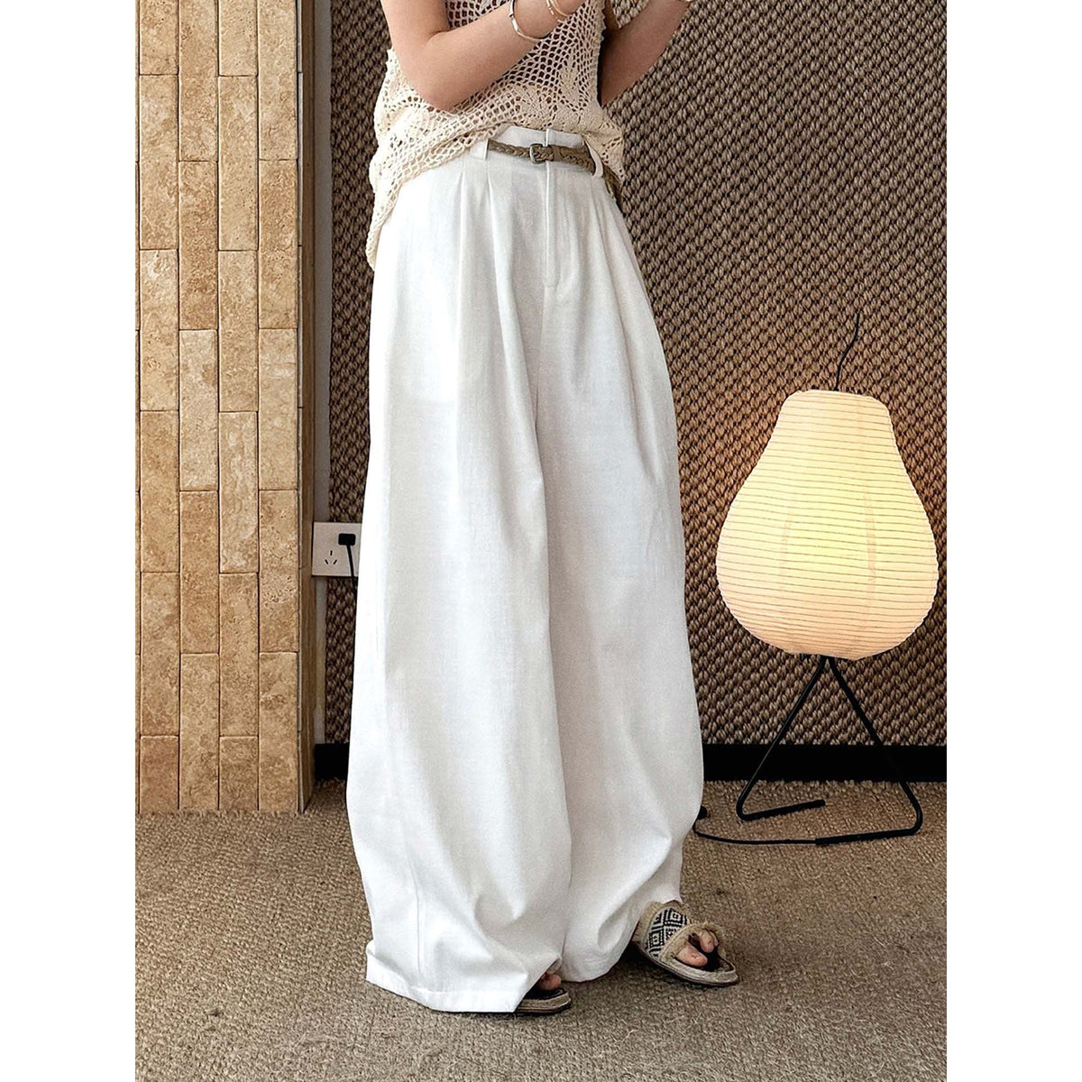 Aven Cotton Linen Trousers