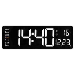 ClearTime™ LED Wall Clock - keep track of time with a modern, easy-to-read LED display!