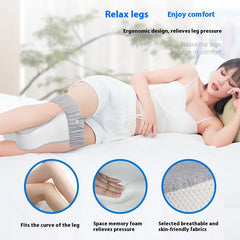 KneePillow™ AlignRest Ergonomic Memory Foam Side Sleeper Support