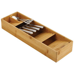 Bamboo Cutlery Organizer – Space-Saving Kitchen Drawer Solution