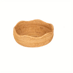 Bamboo Fruit Basket – Eco-Friendly Storage for Fresh Produce – Stylish Kitchen Organizer