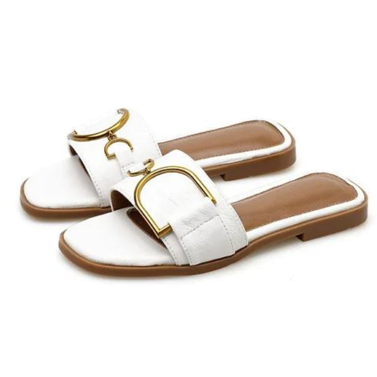 Beauregard Leather Square Sandals
