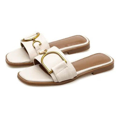 Beauregard Leather Square Sandals