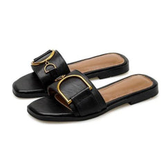 Beauregard Leather Square Sandals