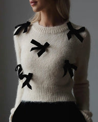 Cozy Plush Pullover Knitted Top 🤍