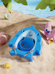 BrightSplash Infant Pool Float | Neck Support, Wide Anti-Roll Base