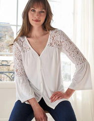 Calla Lace Flare Blouse