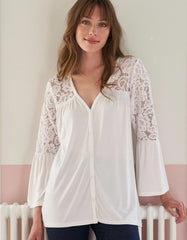 Calla Lace Flare Blouse