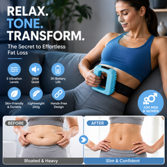 CalmLoop Cordless Deep Tissue Massager | Adjustable Strap & 5 Vibration Modes