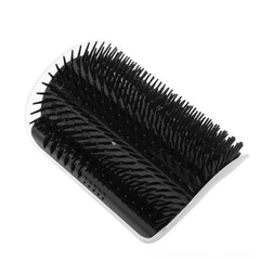Cat Corner Grooming Massager with Adhesive Mount