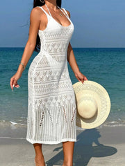 Celeste Hollow Out Maxi Dress