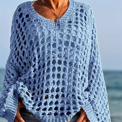 Celeste Airy Crochet Knit Top | Relaxed Fit Warm-Weather Layer