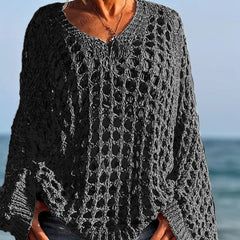 Celeste Airy Crochet Knit Top | Relaxed Fit Warm-Weather Layer