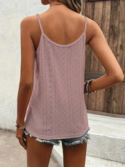 Chanoire Perforated V-Neck Set