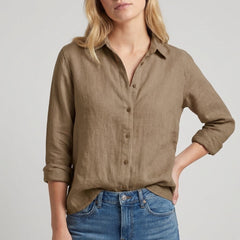 Chantilly Relaxed Button Blouse