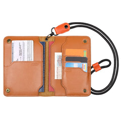 CompassSlim Leather Travel Wallet | Passport Holder for Cards, Tickets & ID
