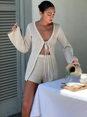 Coralia Crochet Cover-Up Set