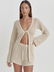 Coralia Crochet Cover-Up Set