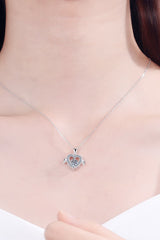 Moissanite 925 Sterling Silver Necklace Trendsi