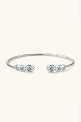 1.8 Carat Moissanite 925 Sterling Silver Bracelet Trendsi