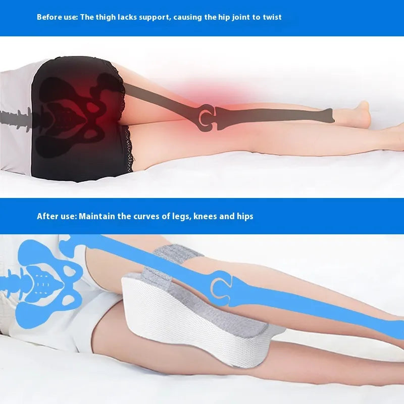 KneePillow™ AlignRest Ergonomic Memory Foam Side Sleeper Support