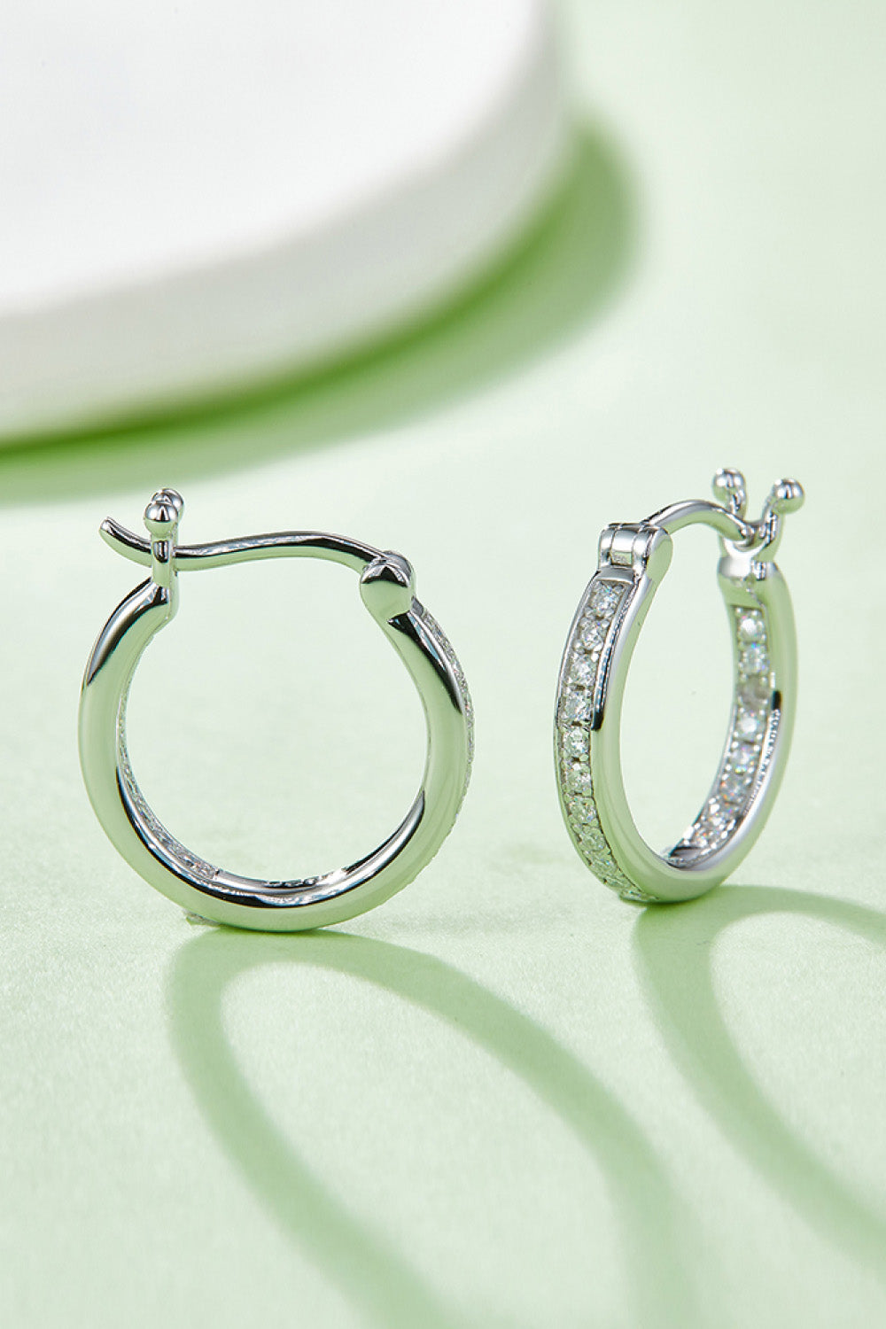 Adored Moissanite 925 Sterling Silver Earrings Trendsi