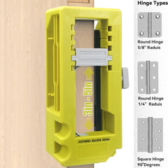 Door Hinge Routing Jig | Adjustable Mortise Guide For 3-5 Inch Hinges