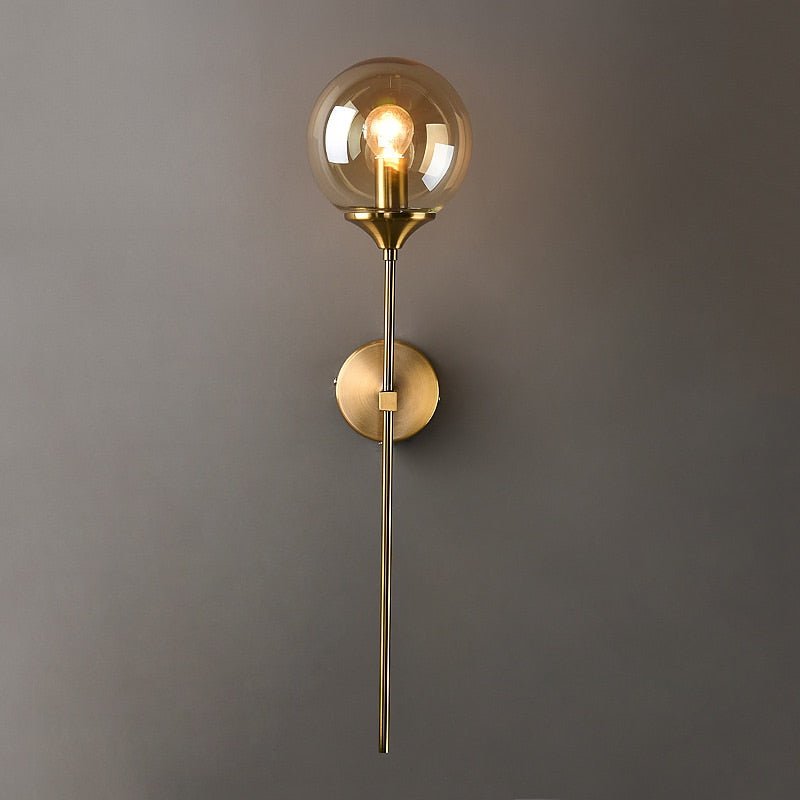 Drip-Shaped Wall Sconce with Touch Control and LED Bulbs – Elegant Wall Lighting for Bedrooms and Hallways
