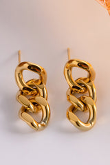 Stainless Steel Chain Earrings Trendsi