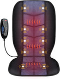 Vibration Massage Chair Pad, Back Massager with Heat, Massage Seat Cushion