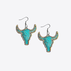 Rhinestone Bull Earrings Trendsi