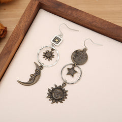 Star, Sun, and Moon Earrings Trendsi