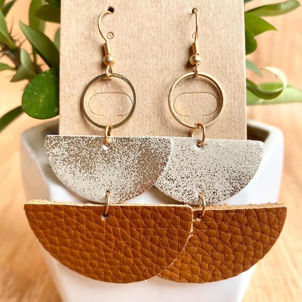 Geometrical Shape Dangle Earrings Trendsi