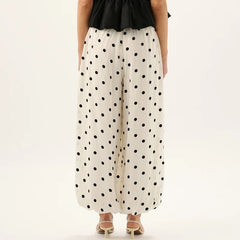 Elara Dot Print Trousers