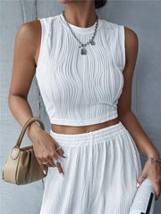 Elara Rib Knit Crop Top
