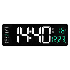 ClearTime™ LED Wall Clock - keep track of time with a modern, easy-to-read LED display!