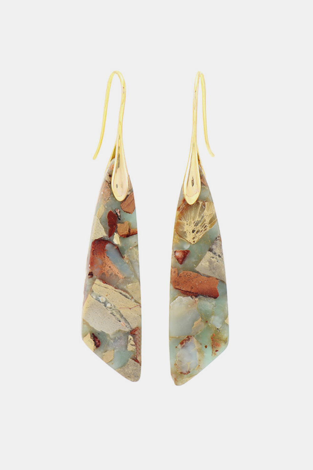 Handmade Natural Stone Dangle Earrings Trendsi