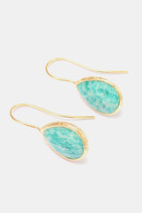 Handmade Natural Stone Teardrop Earrings Trendsi