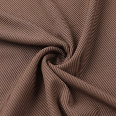 Chic Slim-Fit Pleated Off-Shoulder Dress 🤎