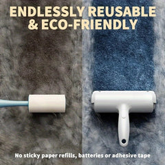 Furva — Reusable Cat Hair Remover Lint Roller with Self-Cleaning Base